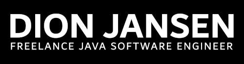Dion Jansen - Freelance Java Software Engineer